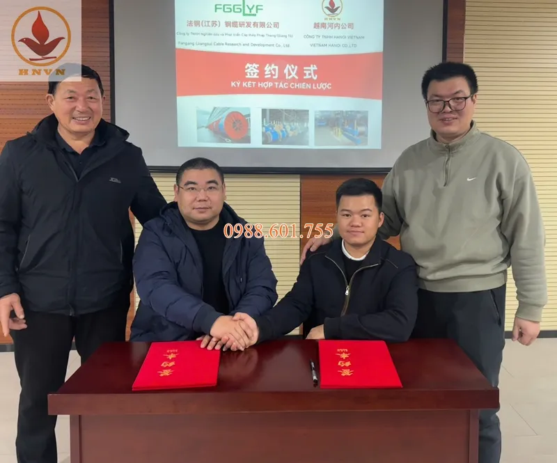 Ký kết hợp tác chiến lược cáp thép cho thiết bị nền móng